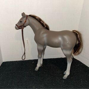 Battat - Our Generation - 12” Tall Standing Foal Brown, Gray With Halter